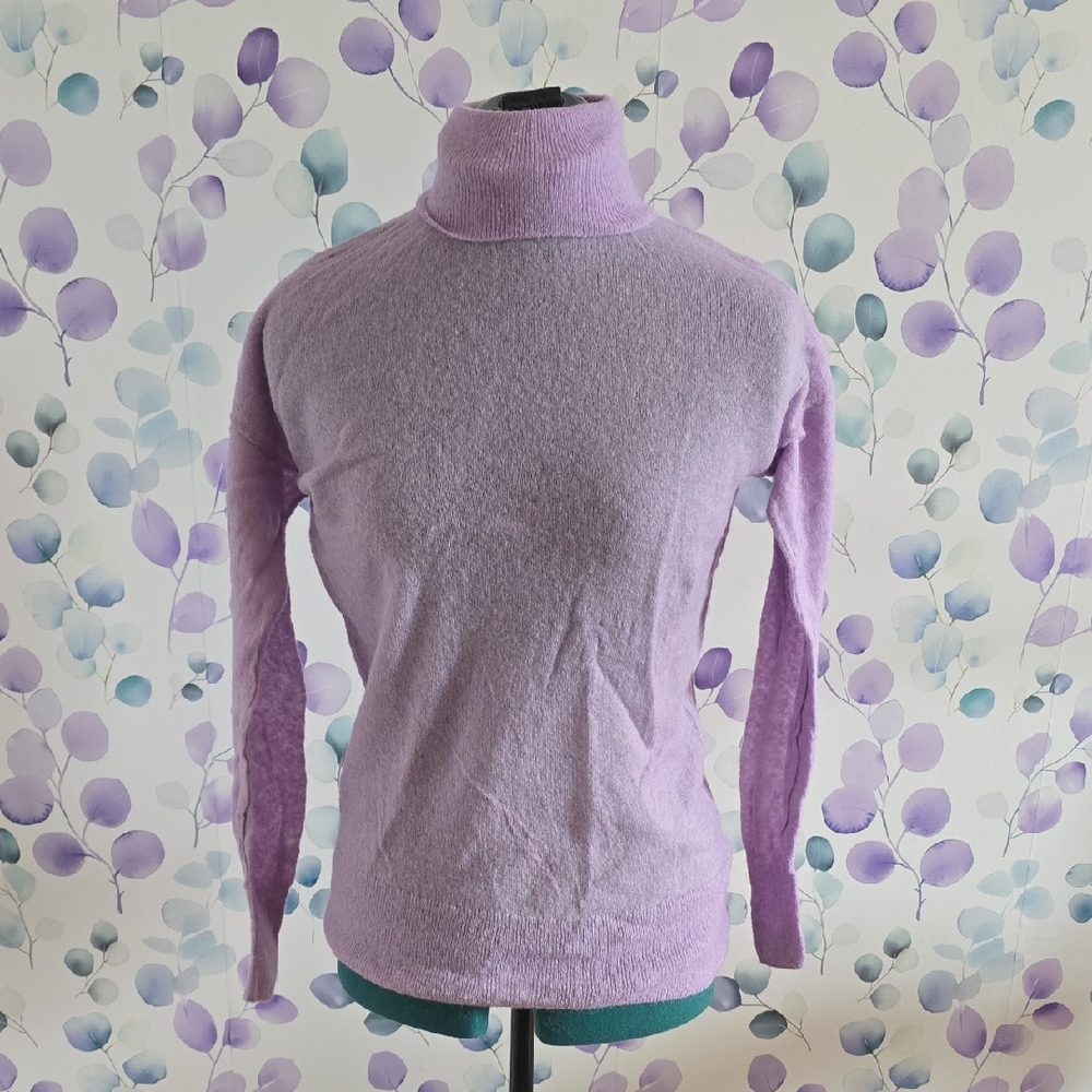 Zara Lilac Turtleneck Sweater